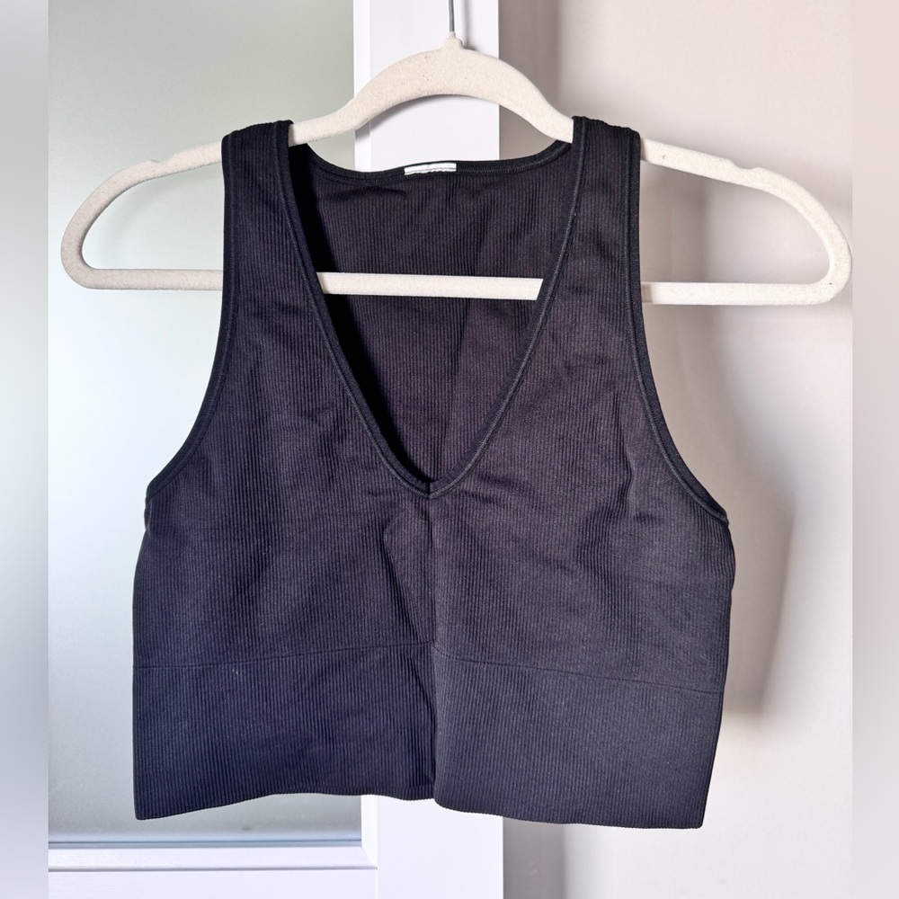 Athleta Aurora Seamless Crop Rib Tank